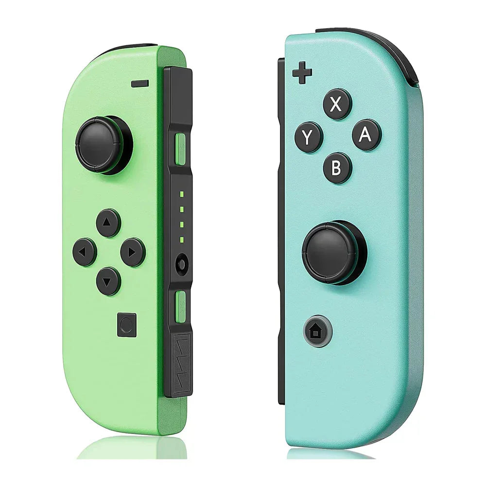 Joycon controller - pastel blue & green - nintendo controllers