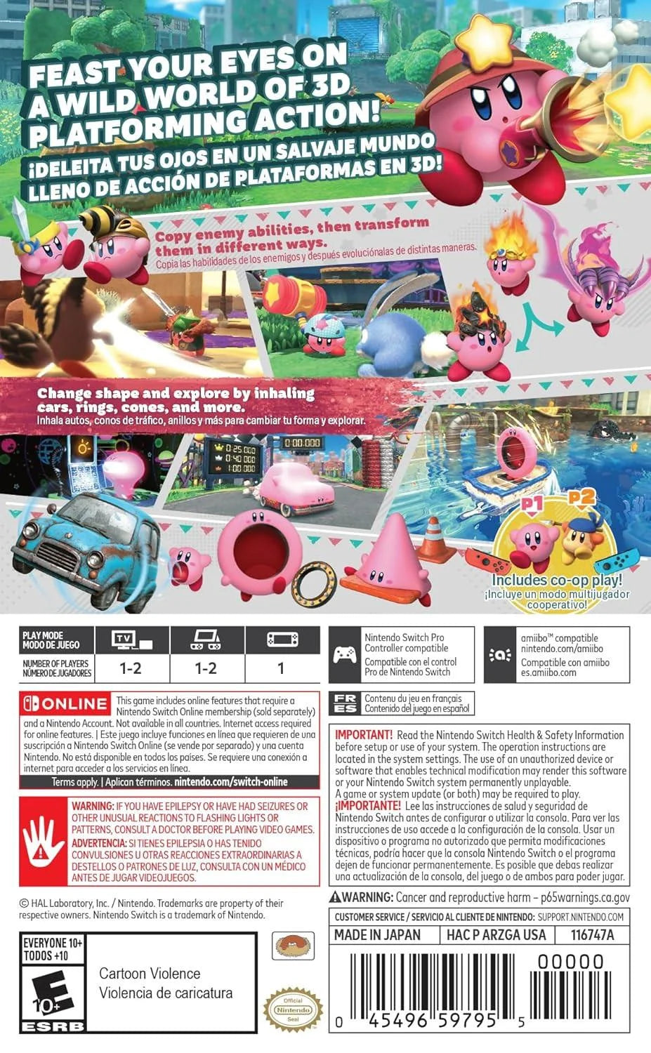 Kirby and the forgotten land – nintendo switch - nintendo games