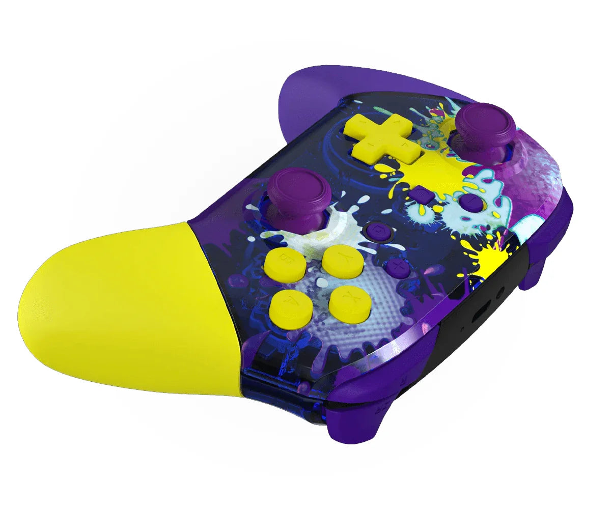 Splatoon nintendo pro custom controller - purple - nintendo controllers