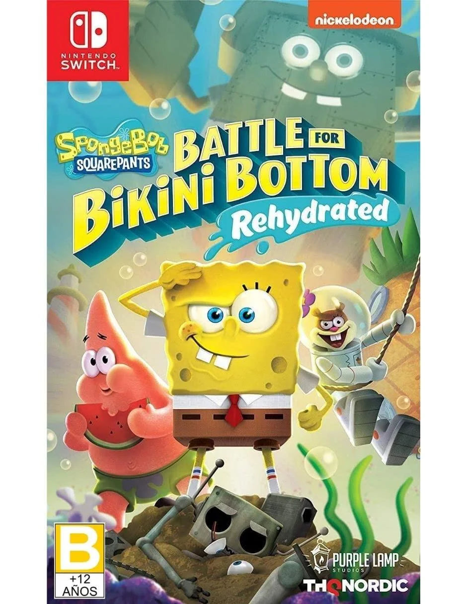 Spongebob squarepants: battle for bikini bottom - rehydrated ns - nintendo games
