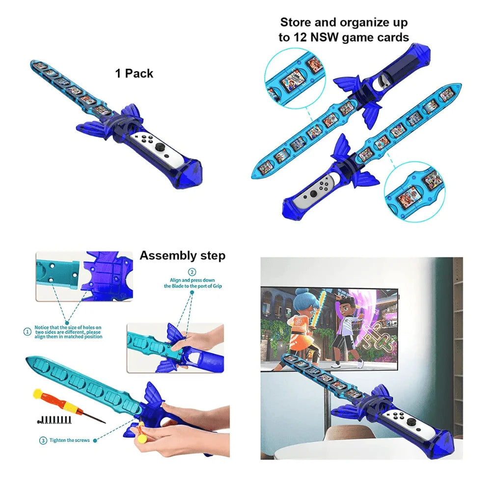 Sports game accessories bundle for ns switch sport accessories 9 in 1 - console | nintendo essentials