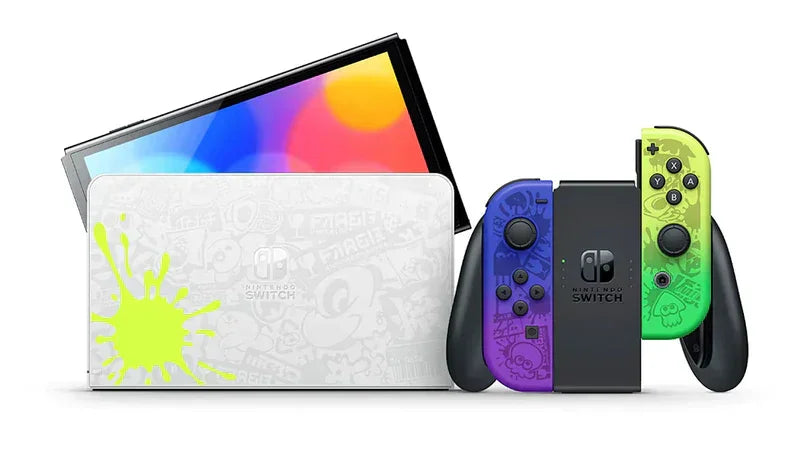 Nintendo switch – oled model splatoon 3 special edition - nintendo consoles