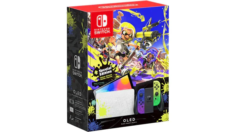 Nintendo switch – oled model splatoon 3 special edition - nintendo consoles