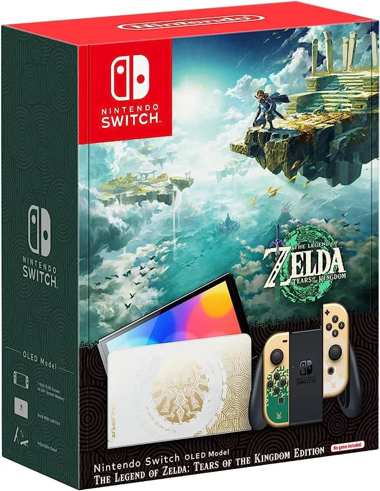 Nintendo switch – oled model the legend of zelda™: tears of the kingdom edition - nintendo consoles