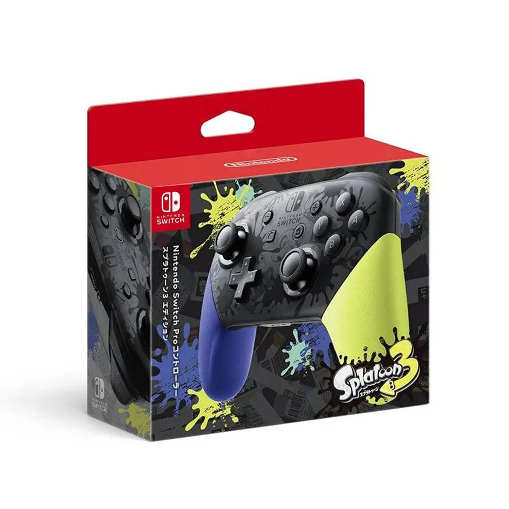 Nintendo switch pro splatoon 3 edition - enhanced gaming experience - console | controller | nintendo essentials