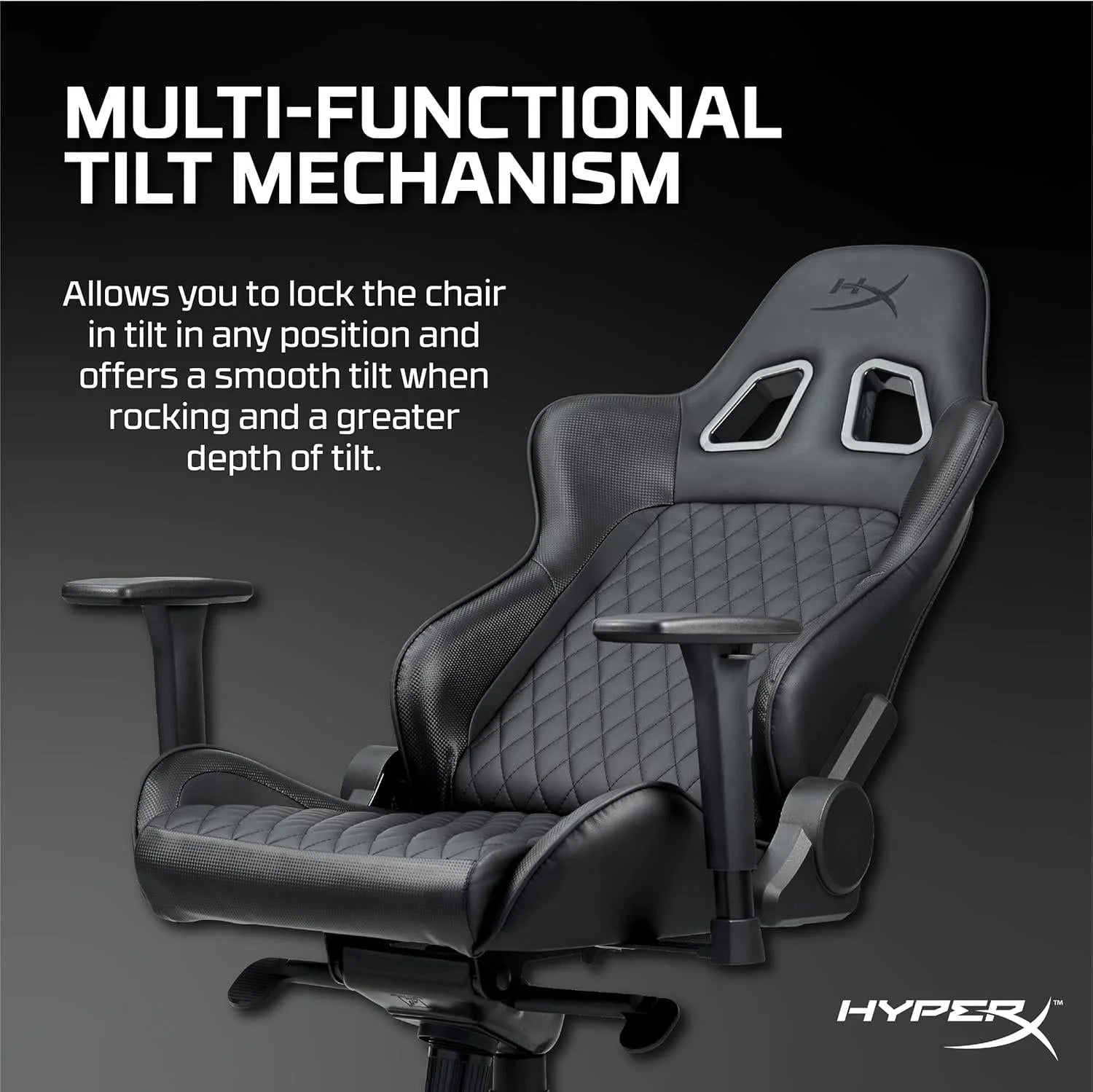 Nordic game supply hyperx blast gaming chair n=black - desk & chair