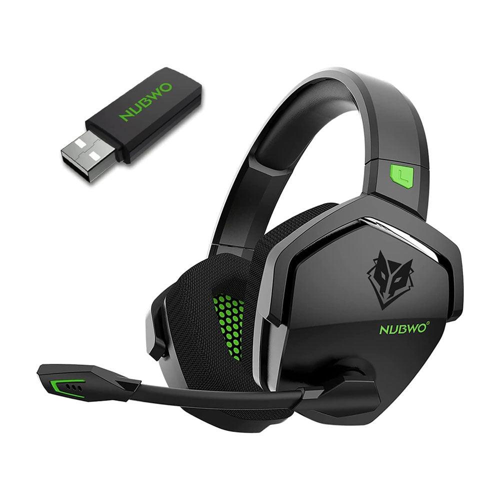 Nubwo g06 wireless gaming headset for ultimate comfort and sound quality - black - audio | wireless headset