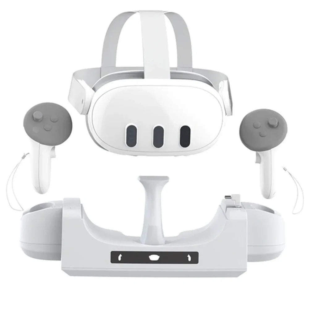 Charging station vr headset charger with controller display stand - console | oculus essentials