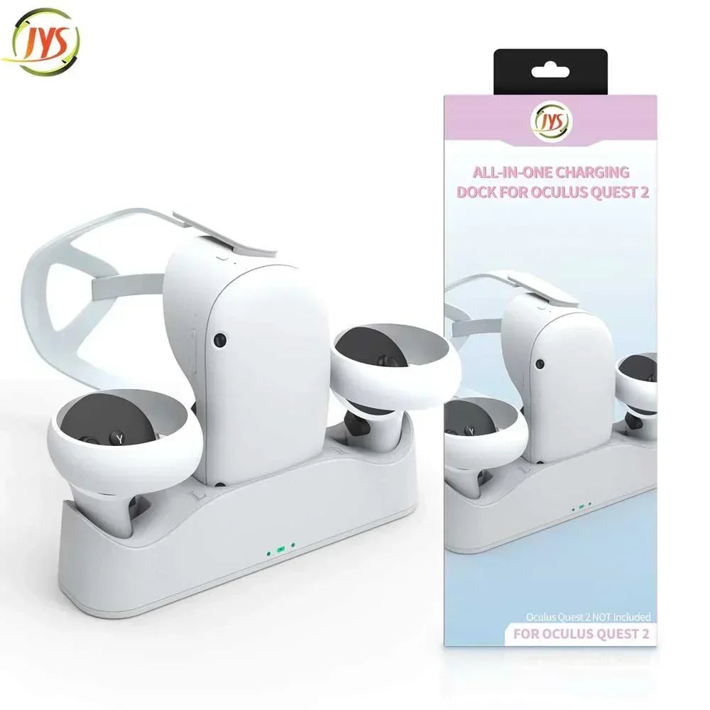 Jys charging station and display stand for oculus quest 2 - quest accessories