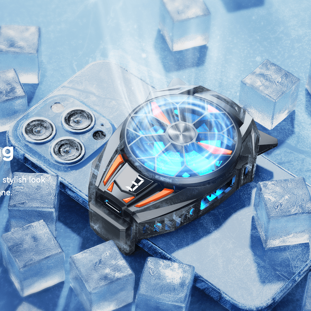 Panther Series Semiconductor Phone Cooler with Digital Display - Gameonjo