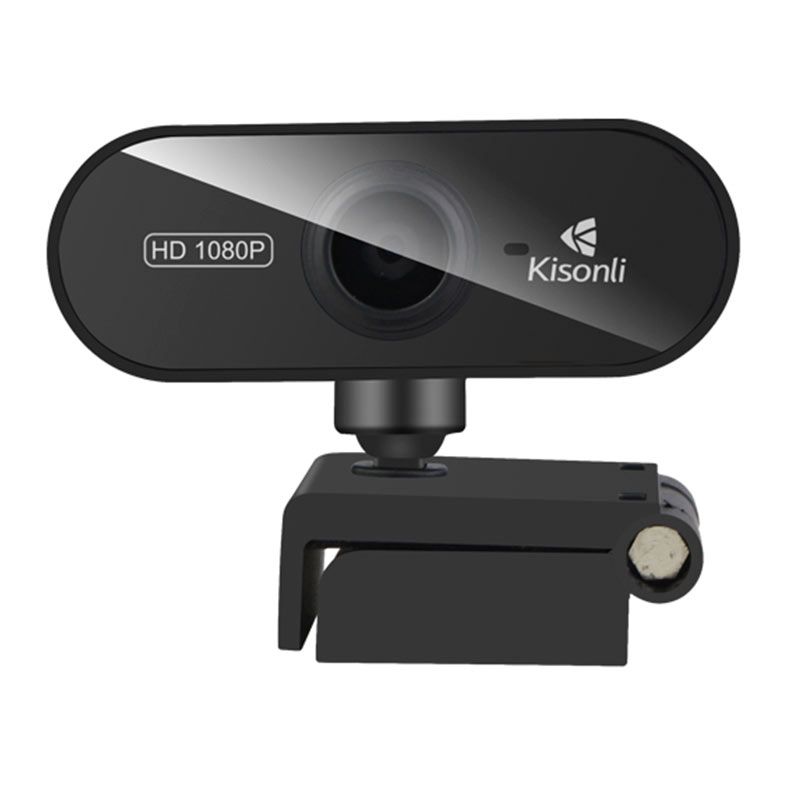 Pre venda - webcam kisonli pc6 1080p usb preta pc6-1080