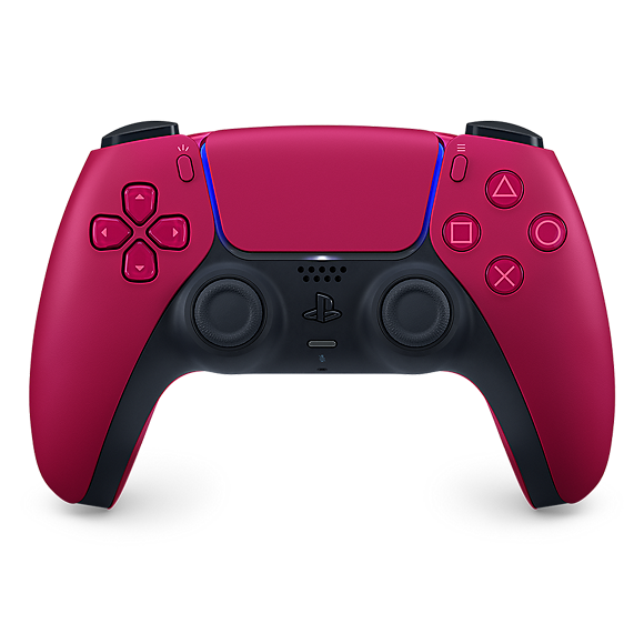 Playstation 5 dualsense wireless controller - cosmic red - console | controller