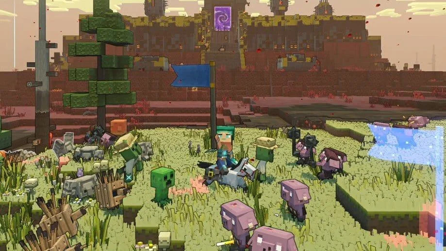 Minecraft legends deluxe edition - playstation 5 - playstation games