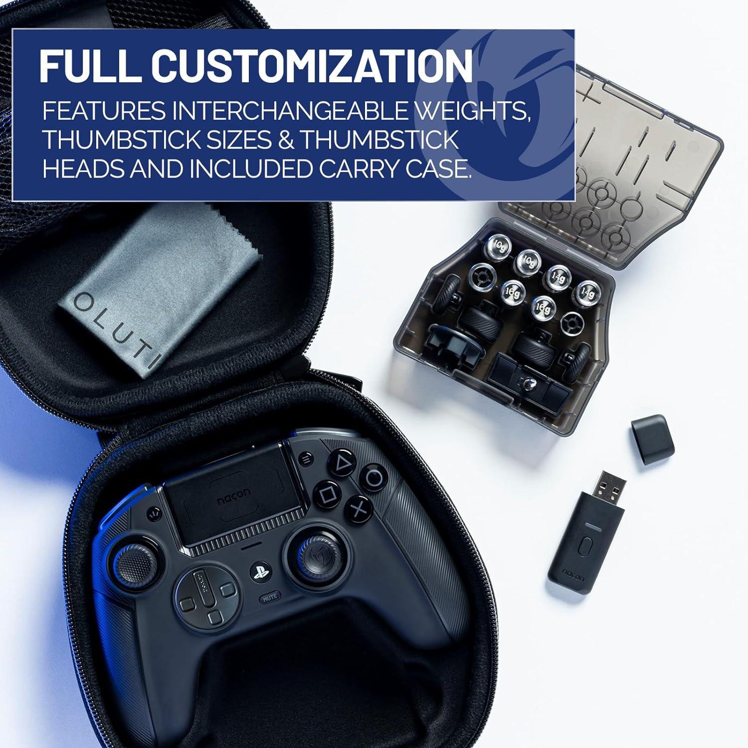 Nacon revolution 5 pro officially licensed playstation wireless gaming controller for ps5 / ps4 / pc - playstation