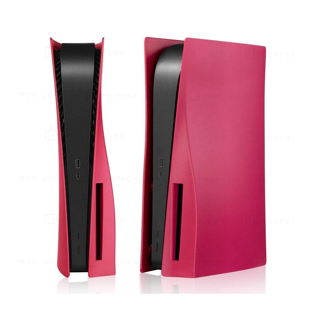 Ps5 console cover for ps5 console disc edition - red - console | ps5 essentials