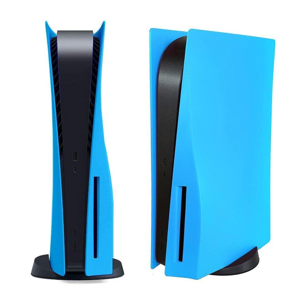 Ps5 console cover for ps5 console disc edition - blue - console | ps5 essentials