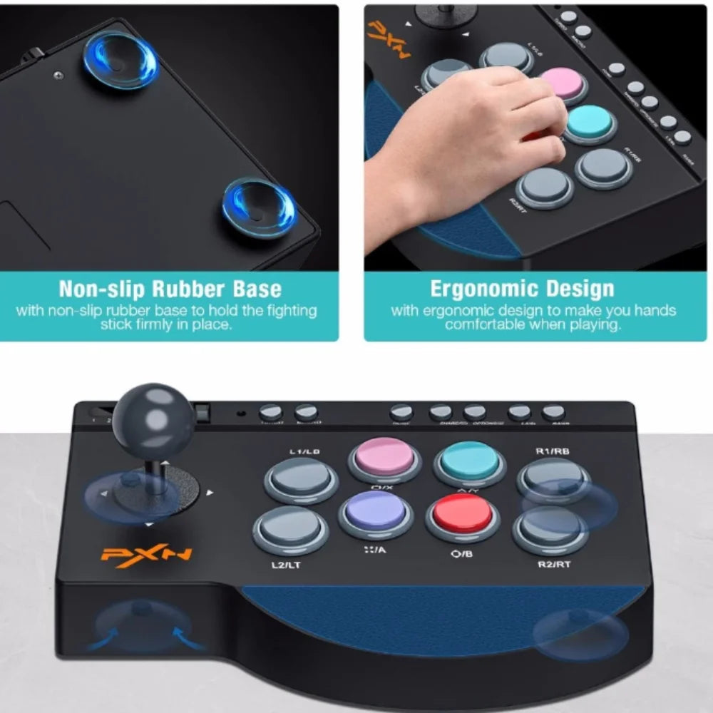 Pxn 0082 arcade joystick for pc ps3 ps4 xbox one and switch - console | controller | pc controller | xbox essentials