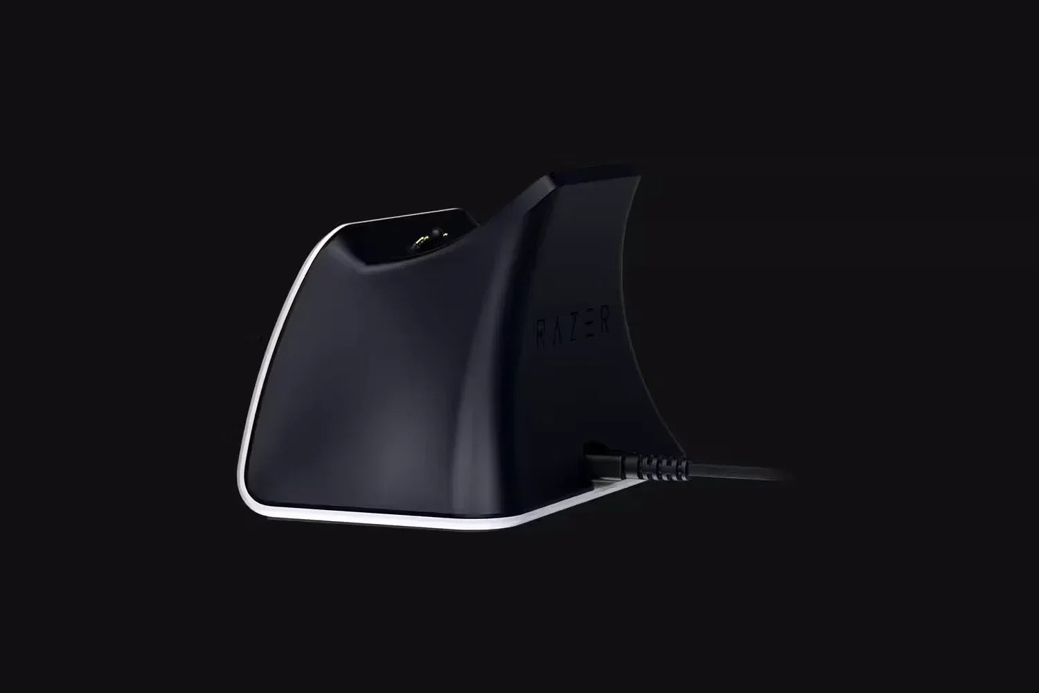 Razer quick charging stand for ps5™ - white - playstation headsets & accessories