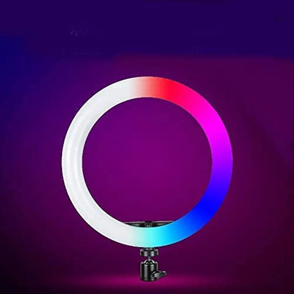 Portable mj26 12’’ rgb desktop soft led ring light - streaming