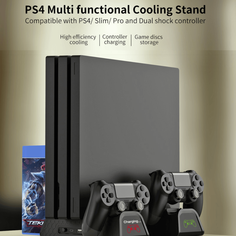 Ps4 Multifunctional Cooling Stand Tp4-882c - Gameonjo - Video Games and PC Gaming Store in Jordan