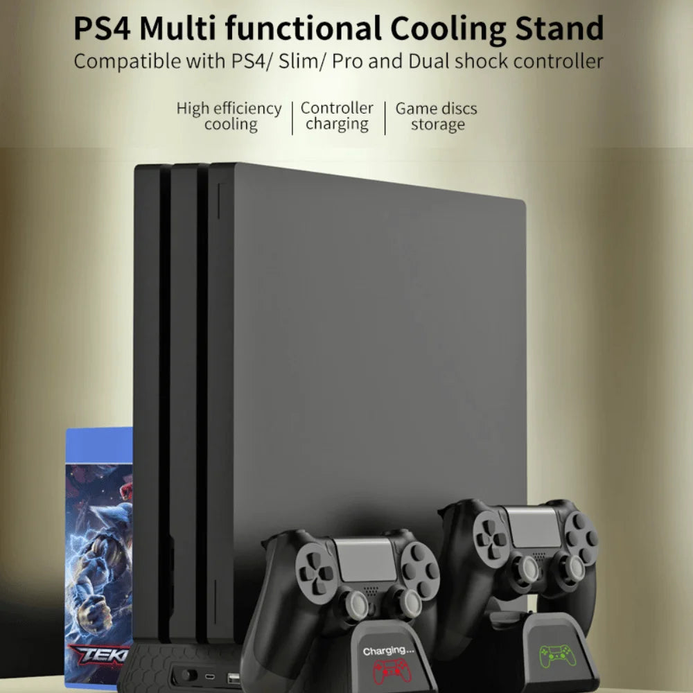 Ps4 multifunctional cooling stand tp4-882c - console | ps4 essentials
