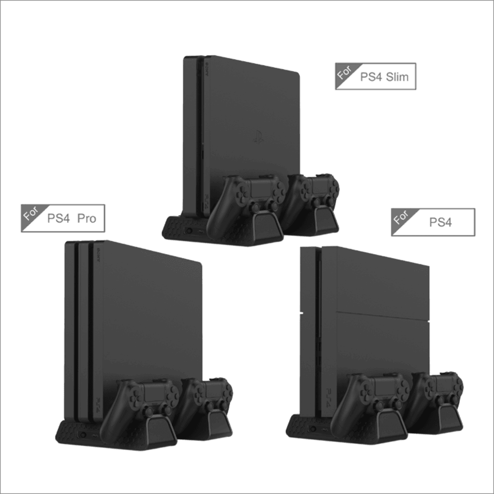 Ps4 Slim Pro Multi-functional Charging & Cooling Stand Tp4-882 - Gameonjo
