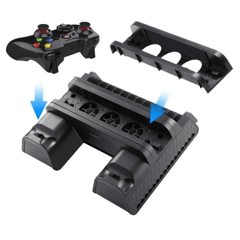 Ps4 Slim Pro Multi-functional Charging & Cooling Stand Tp4-882 - Gameonjo