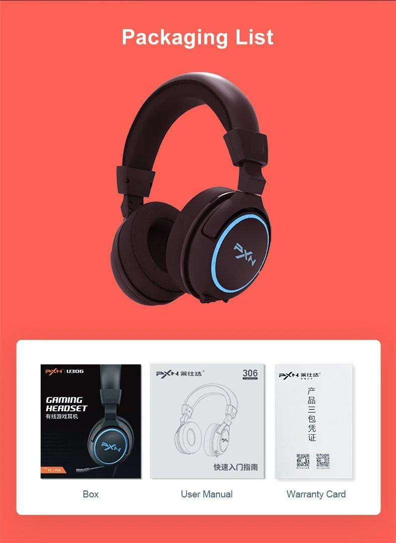Pxn u306 gaming headset - playstation headsets & accessories