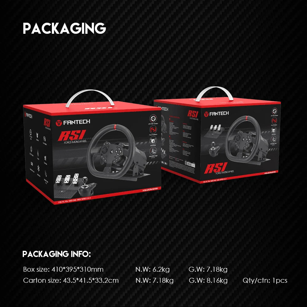 Fantech rs1 force racing wheel - racing