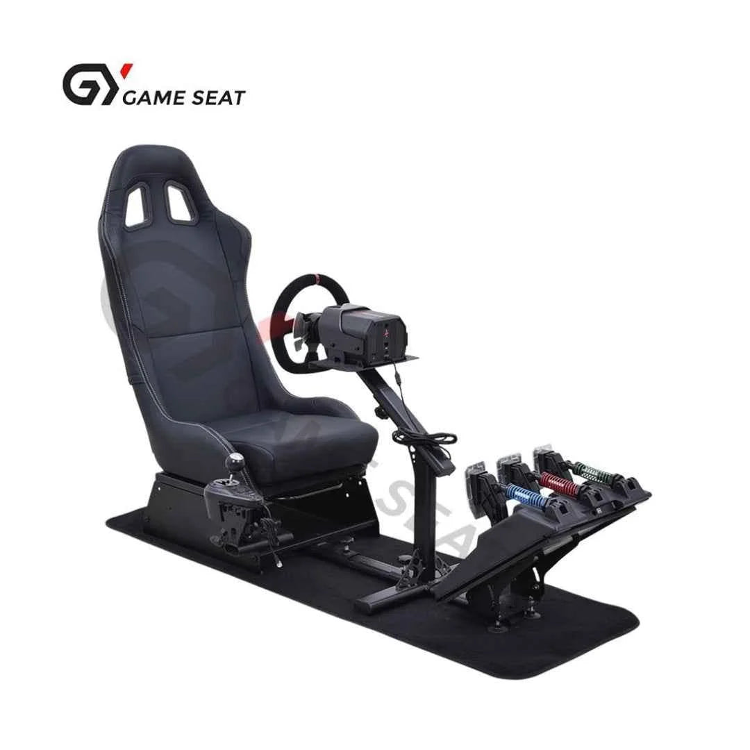 Game seat racing wheel stand with racing seat gy013 for an immersive racing experience - racing