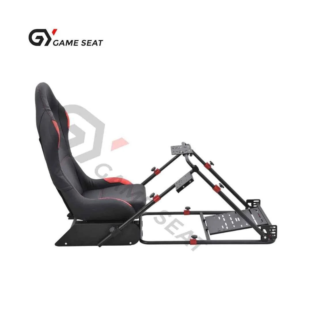 Game seat racing wheel stand with racing seat gy048 for ultimate racing experience - racing