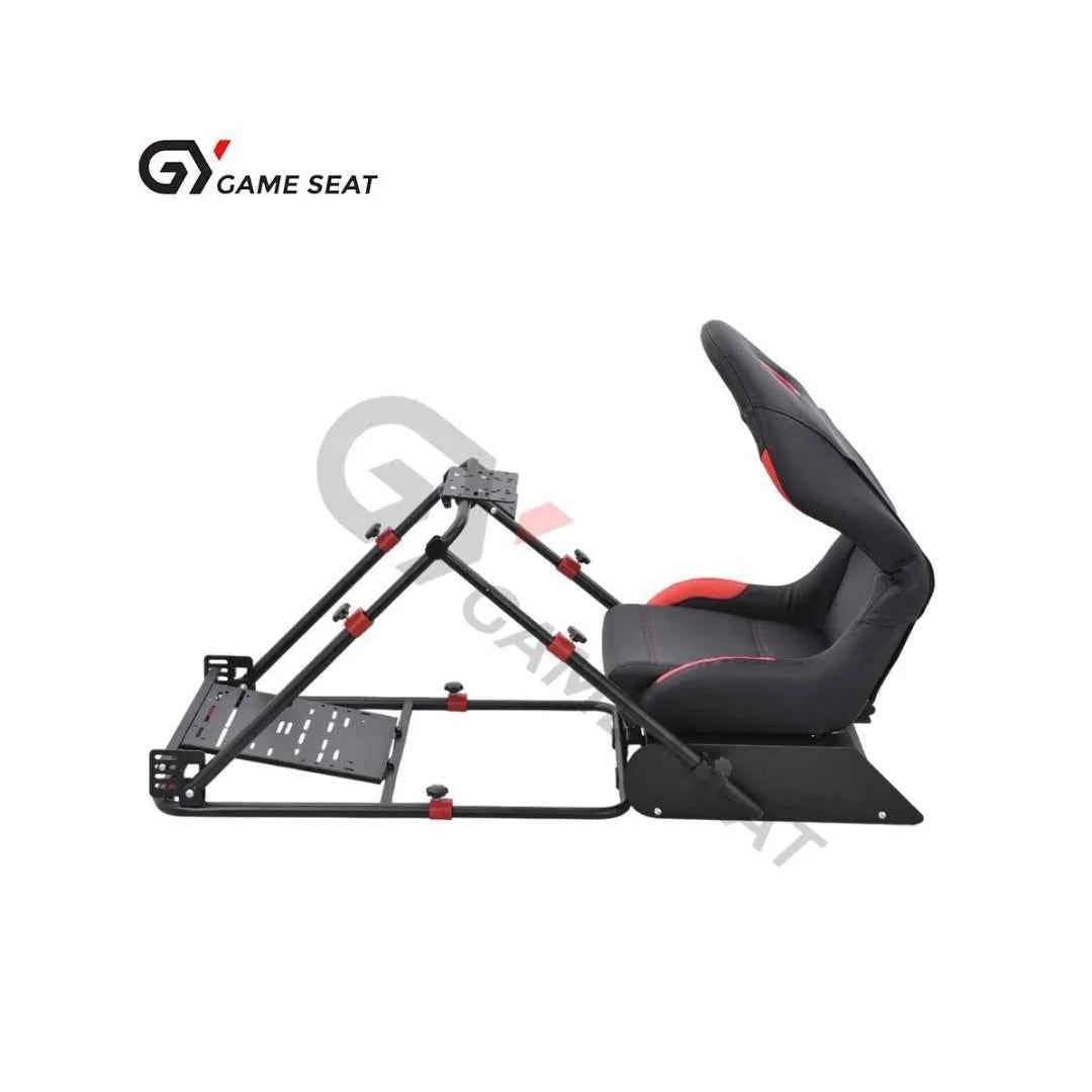 Game seat racing wheel stand with racing seat gy048 for ultimate racing experience - racing