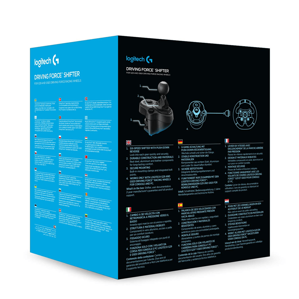 Logitech driving force shifter for enhanced racing control and realism - racing