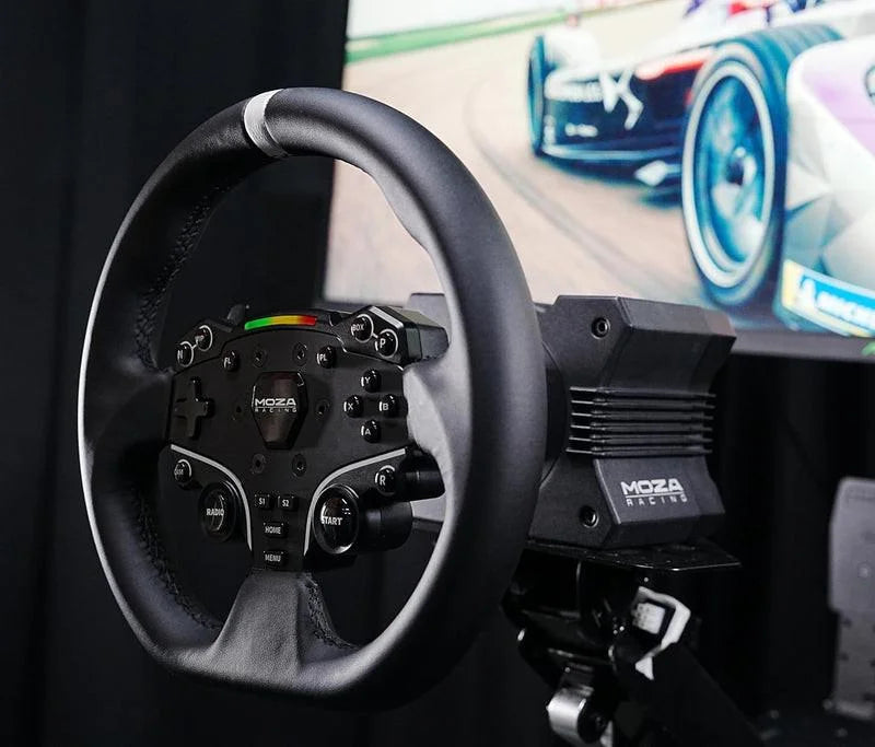 Moza r5 wheel and pedals kit racing simulator - simulators