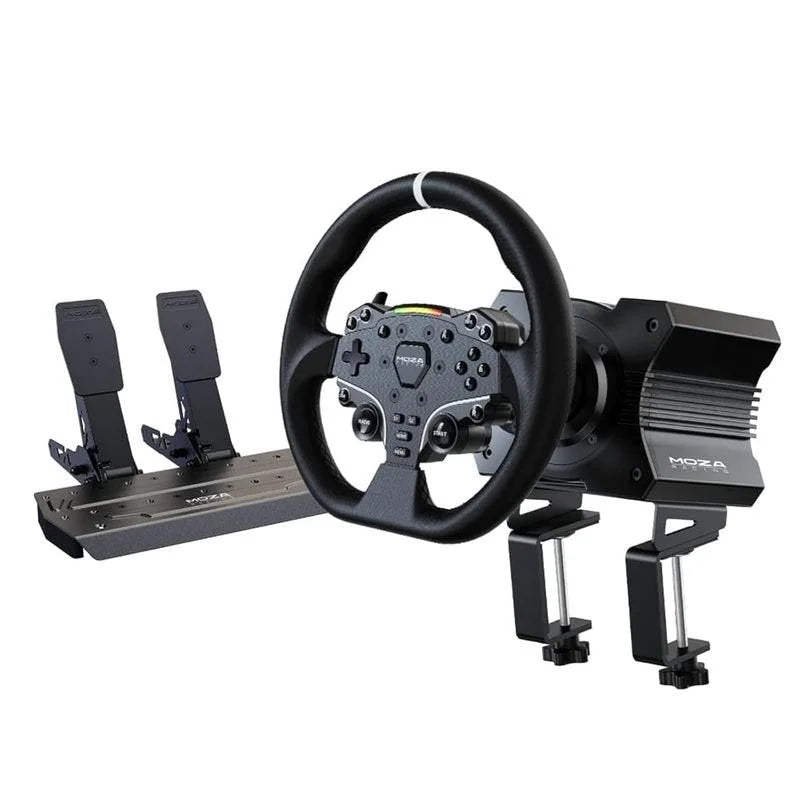Moza r5 wheel and pedals kit racing simulator - simulators