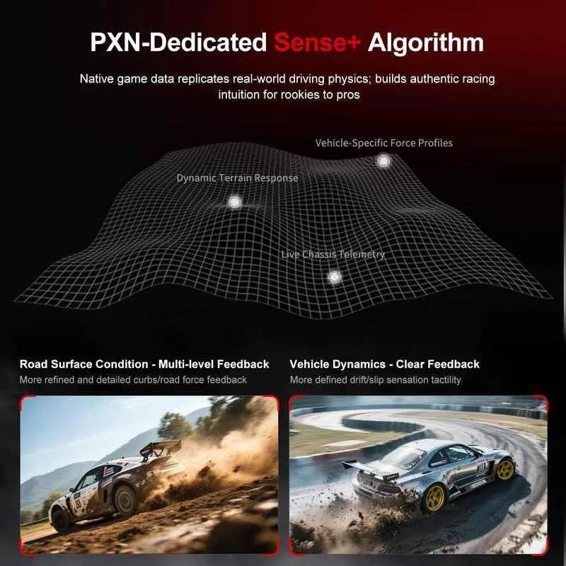 Pxn vd6 bundle: pc steering wheel and pedals - simulators