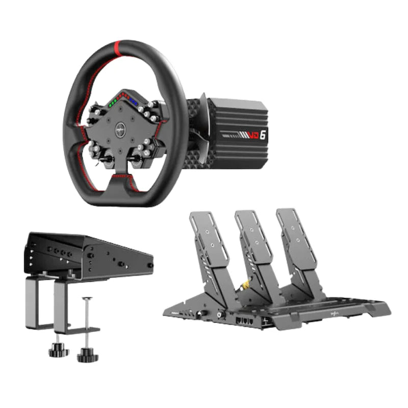 Pxn vd6 bundle: pc steering wheel and pedals - simulators