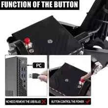 Usb handbrake for ps4 ps5 - compatible with logitech g29 t300 xbox one xss xsx g920 and pc sim - racing