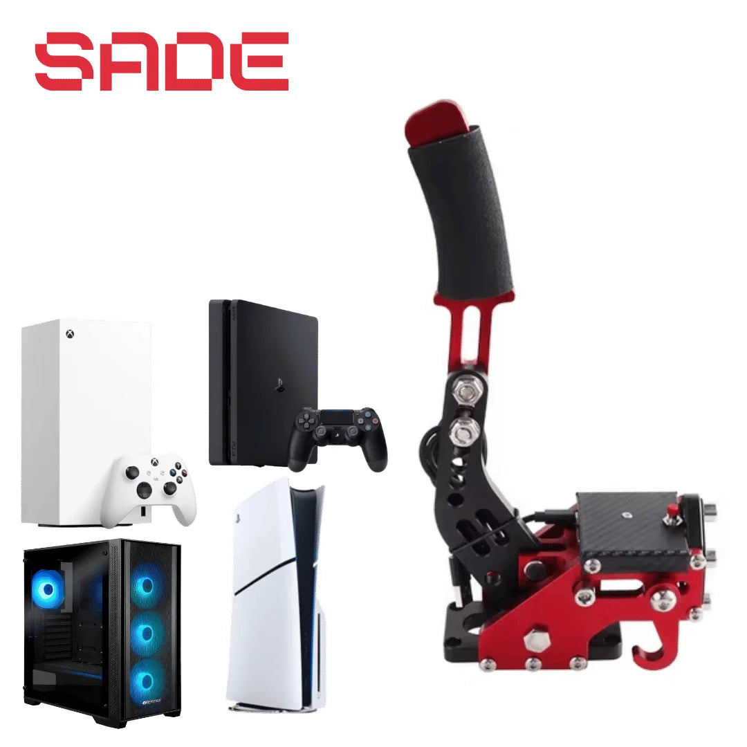 Usb handbrake for ps4 ps5 - compatible with logitech g29 t300 xbox one xss xsx g920 and pc sim - racing