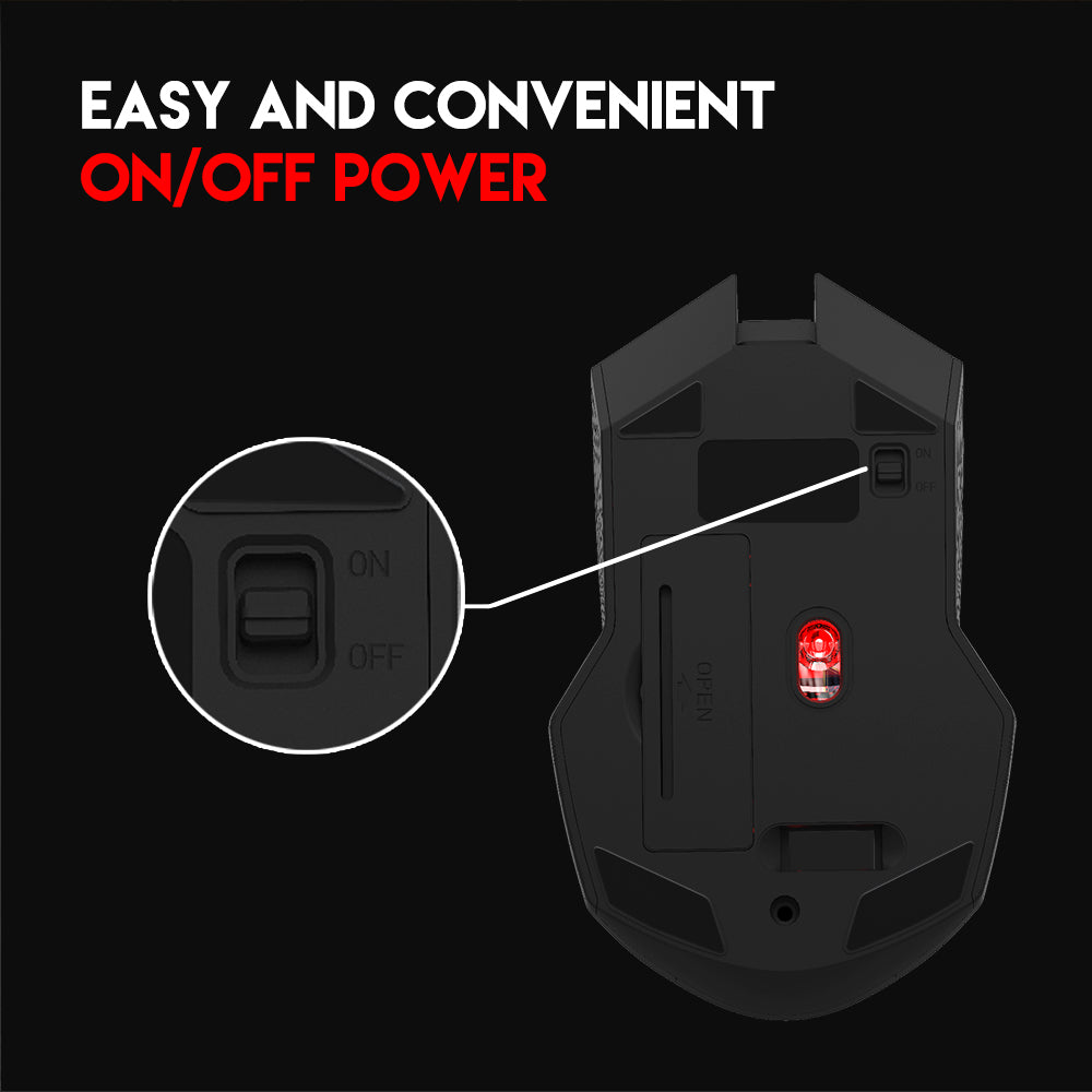 Raigor Ii Wg10 Wireless 2.4ghz Pro-gaming Mouse - Gameonjo