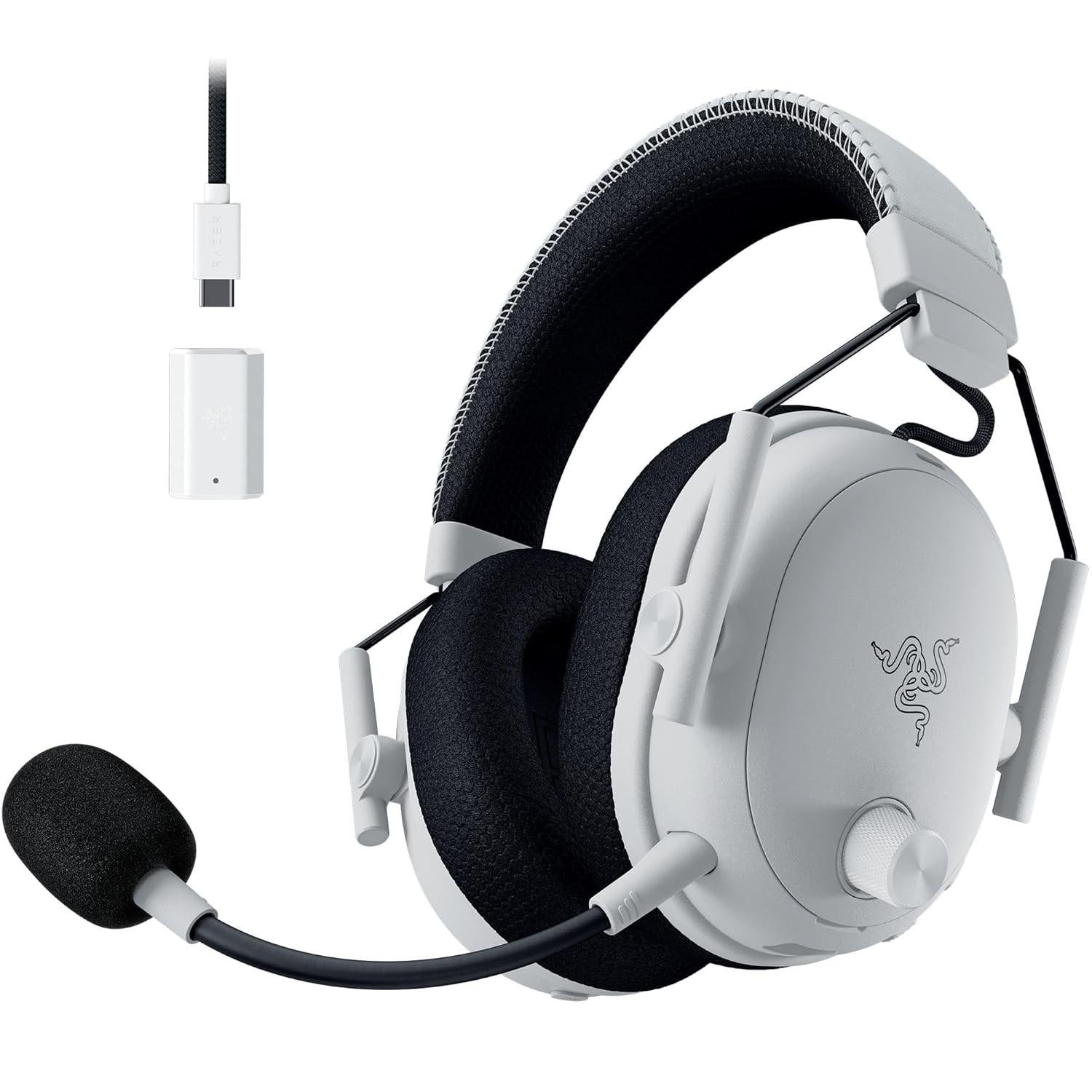 Razer blackshark v3 pro wireless anc gaming headset - white - audio | wireless headset