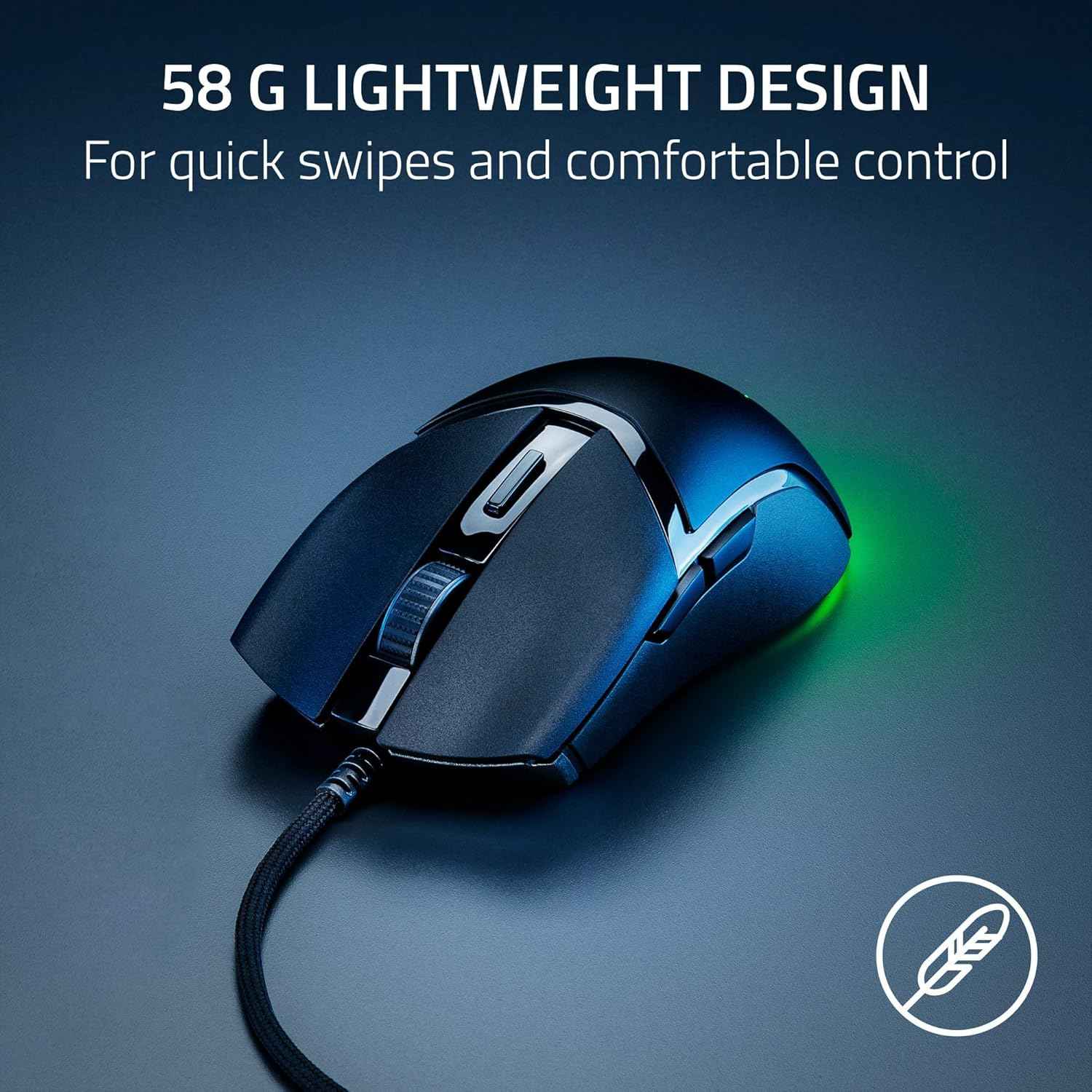 Razer Cobra Gaming Mouse: 58g, Gen-3 Optical Switches, Chroma Rgb Lighting,