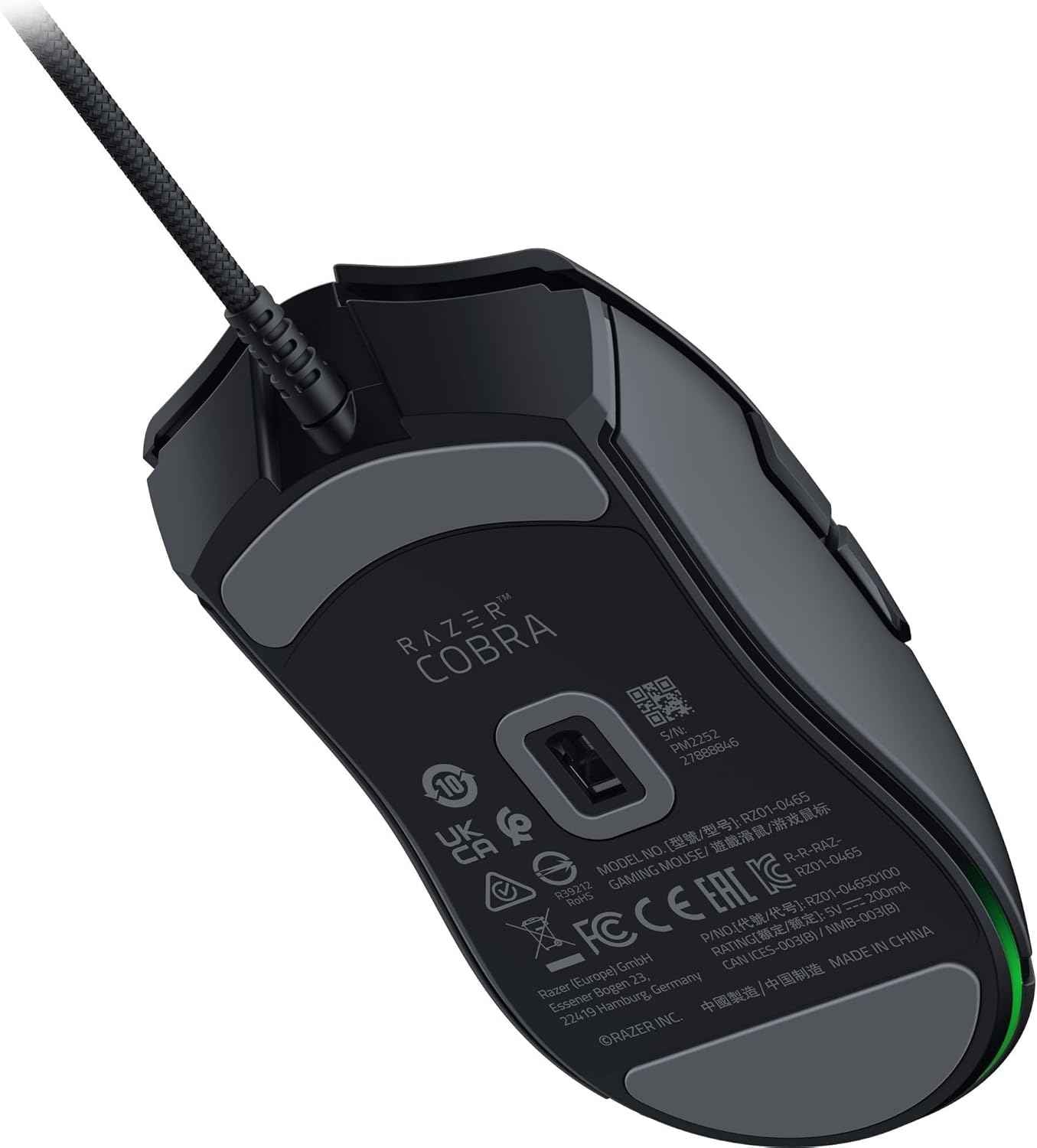 Razer Cobra Gaming Mouse: 58g, Gen-3 Optical Switches, Chroma Rgb Lighting,