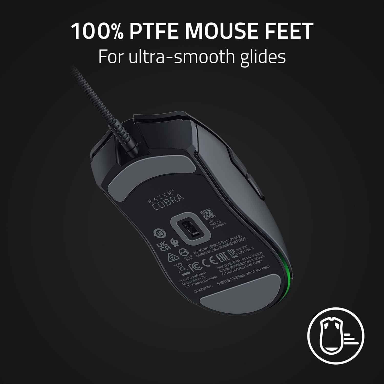 Razer Cobra Gaming Mouse: 58g, Gen-3 Optical Switches, Chroma Rgb Lighting,