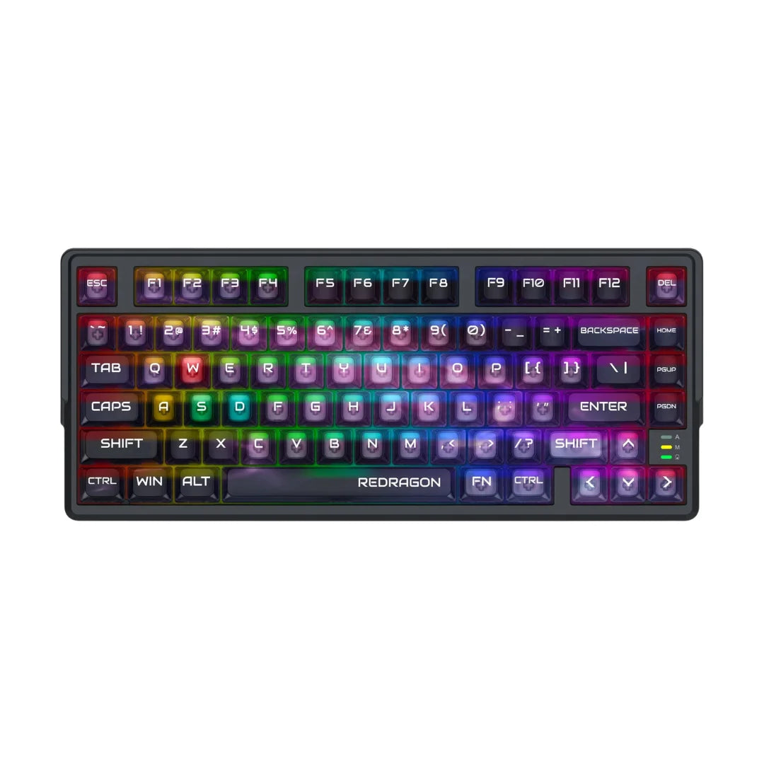 Redragon barlette magnetic gaming keyboard amethyst purple (k767-wl-m)