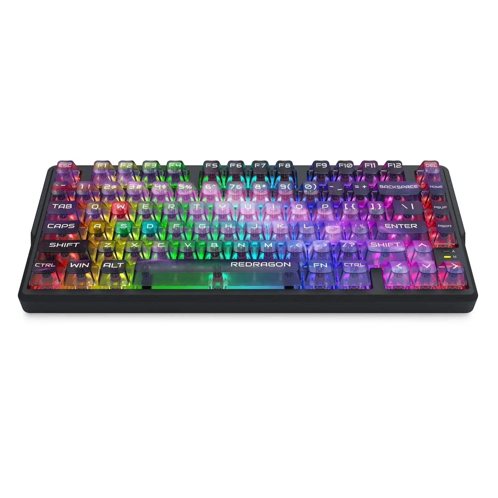 Redragon barlette magnetic gaming keyboard amethyst purple (k767-wl-m)