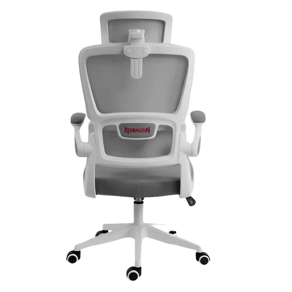 Redragon c214-b hela office chair premium managerial design in white - desk & chair