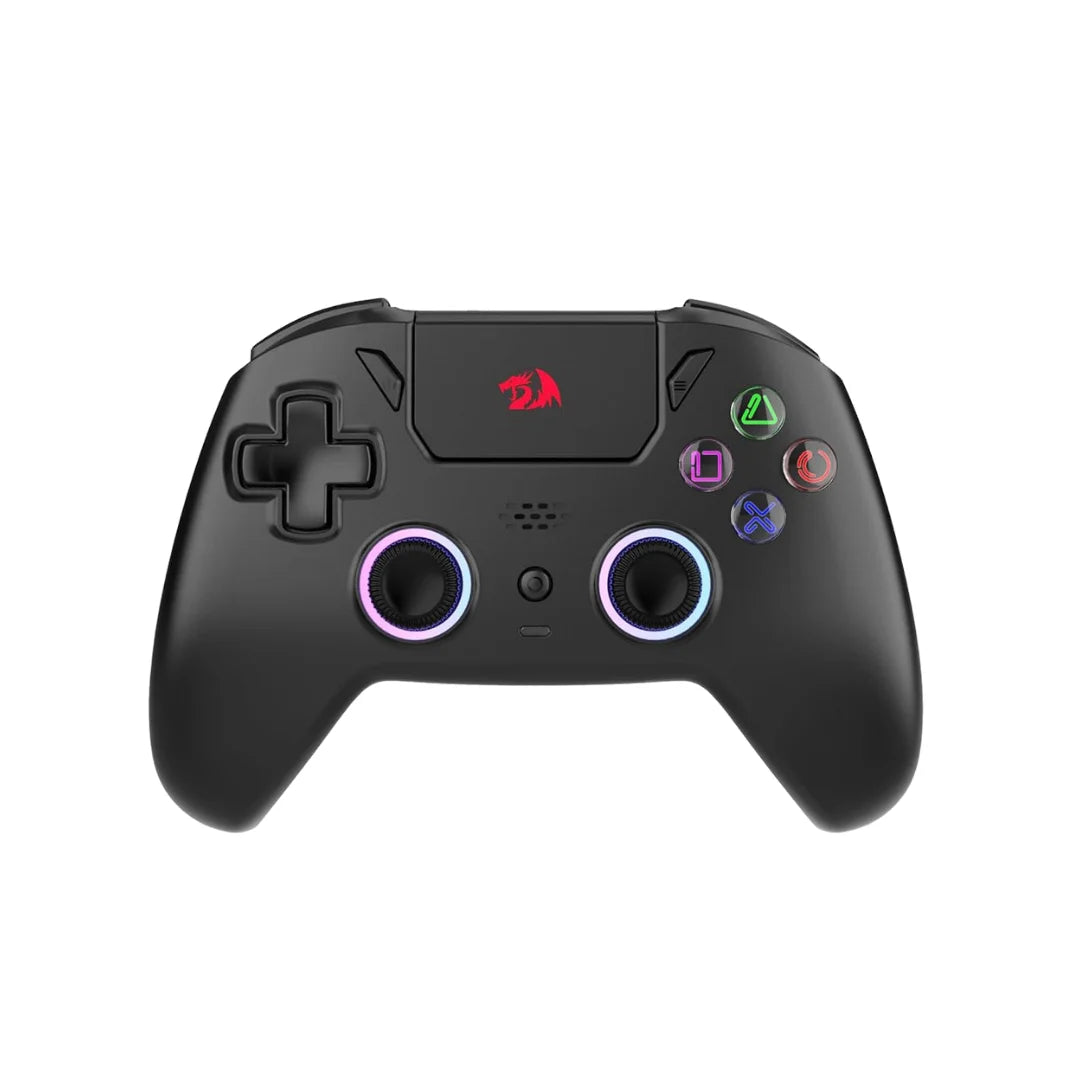 Redragon darkflame black gamer controller with analog leds and hall effect g820 triggers
