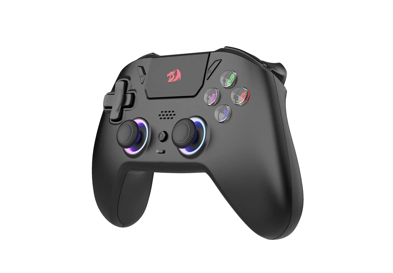 Redragon darkflame black gamer controller with analog leds and hall effect g820 triggers