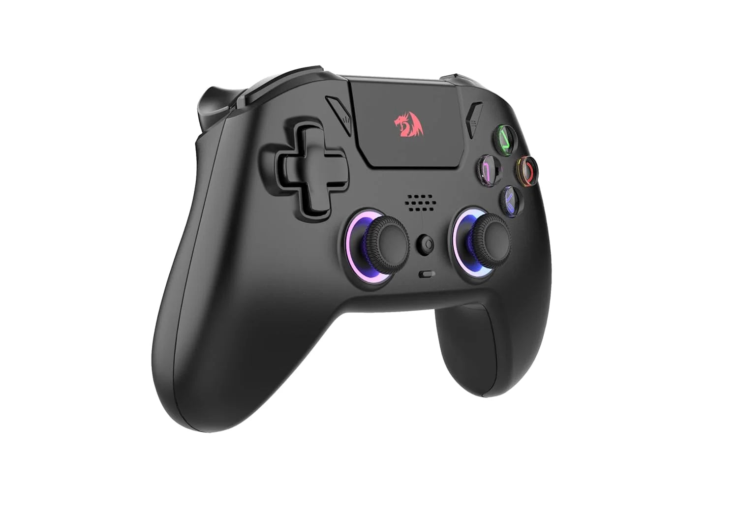 Redragon darkflame black gamer controller with analog leds and hall effect g820 triggers